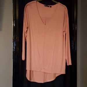 Pink Swingy Top  H by Halston Size L